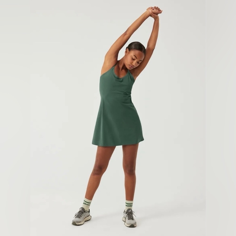 Outdoor Voices The Exercise Dress in Evergreen